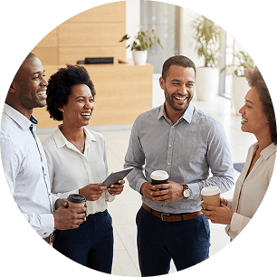 Portrait of testimonial clients