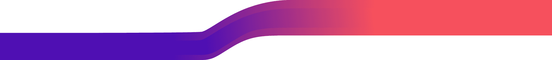 Decorative gradient hero banner ribbon