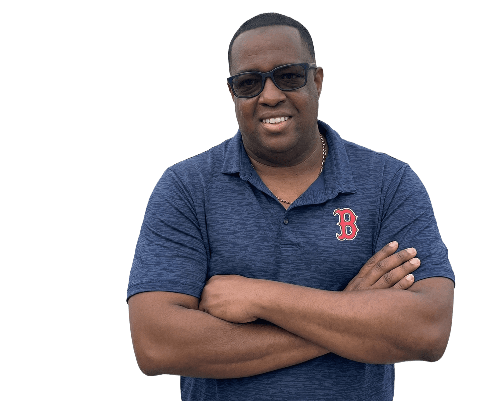 US-based account manager portrait, professional and approachable.