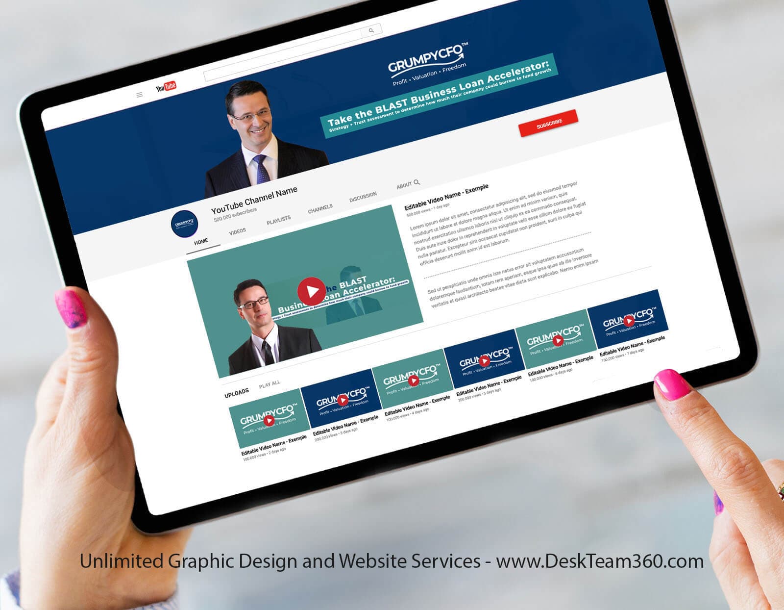 Grumpy CFO – Youtube Profile Banner
