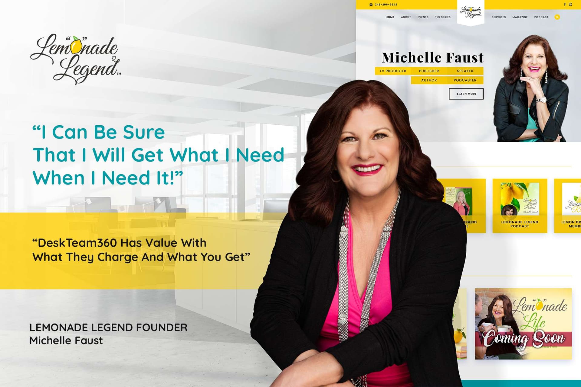 DeskTeam360 Was Able To Help Lemonade Legend Recover Hijacked Website From Previous Provider!